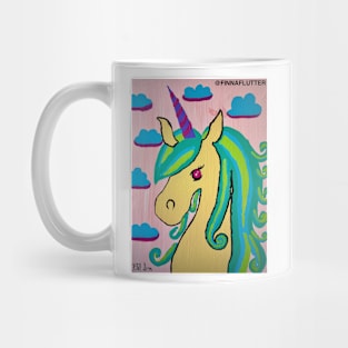 Yellow Magical Unicorn Mug